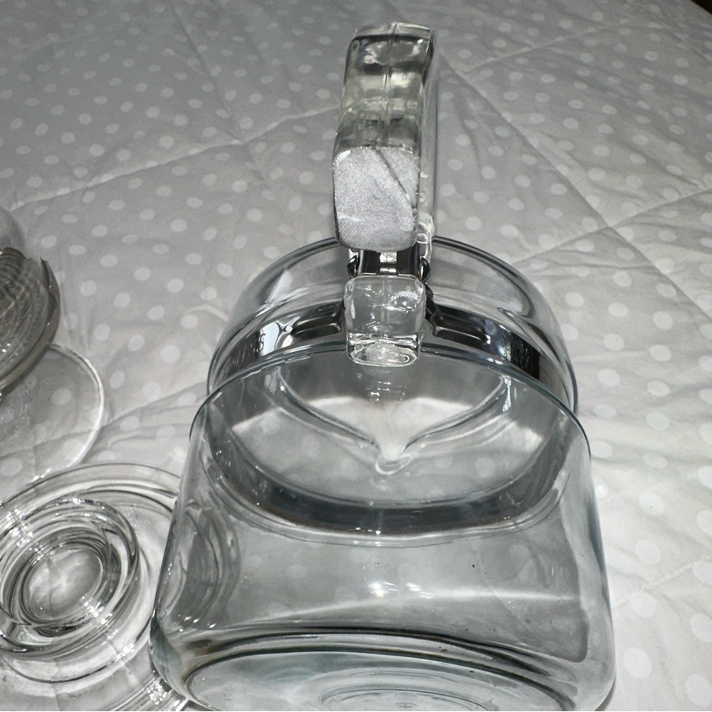 Vintage Pyrex Glass Coffee Percolator with Clear Handle - Picture 6 of 11